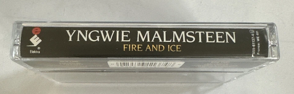 Yngwie Malmsteen - Fire & Ice Hard Rock Cassette Tape EX/ EX Condition - Image 4 of 4