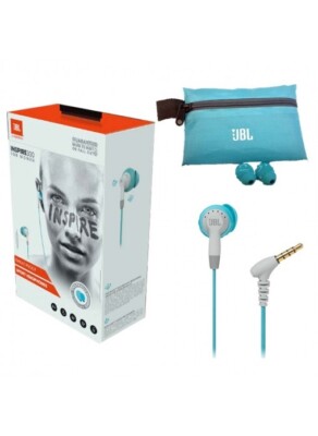 JBL Inspire 300 In-Ear Sport Headphones Blue Gray by Harman US