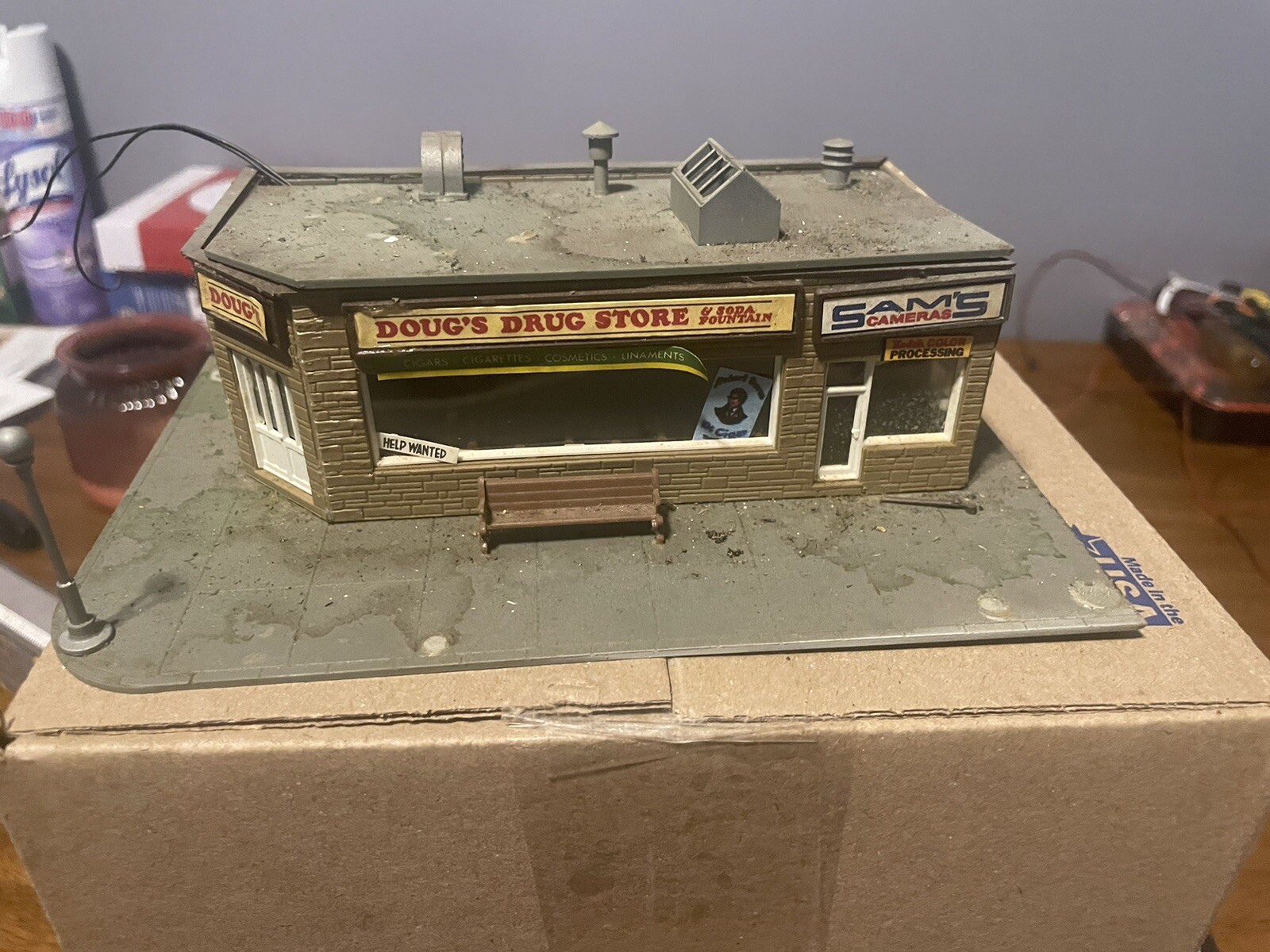 Lot Of 3 HO Scale Assembled Buildings eBay