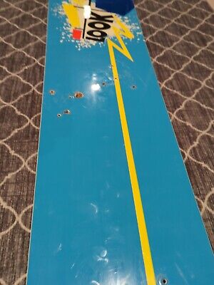 80s Vintage LOOK Snowboard 165 Electric Blue, Yellow, Pink 80s Vintage LOOK Snowboard 165 Electric Blue, Yellow, Pink