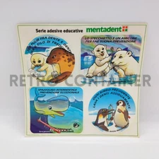Sticker vintage sticker sticker 80's - series adhesive educational mentadent