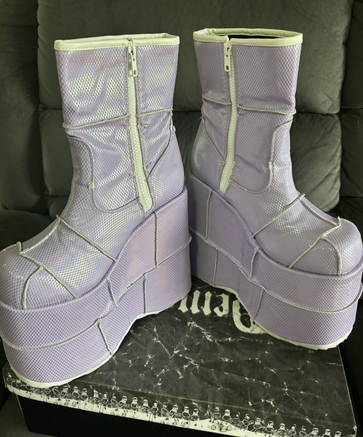 Demonia STACK 201 STACK 201 Size 9 Platform Ankle… - image 4