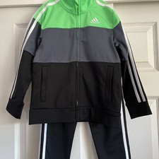 adidas Size 5 Boys Kids' 2-piece Active Set - Zip Up Jacket  Pant - NWT ADIDAS