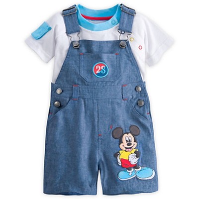 mickey mouse dungaree dress