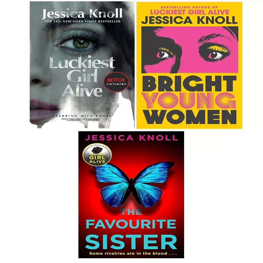 Jessica Knoll Collection 3 Books Set Bright Young Women (HB), Favourite Sister