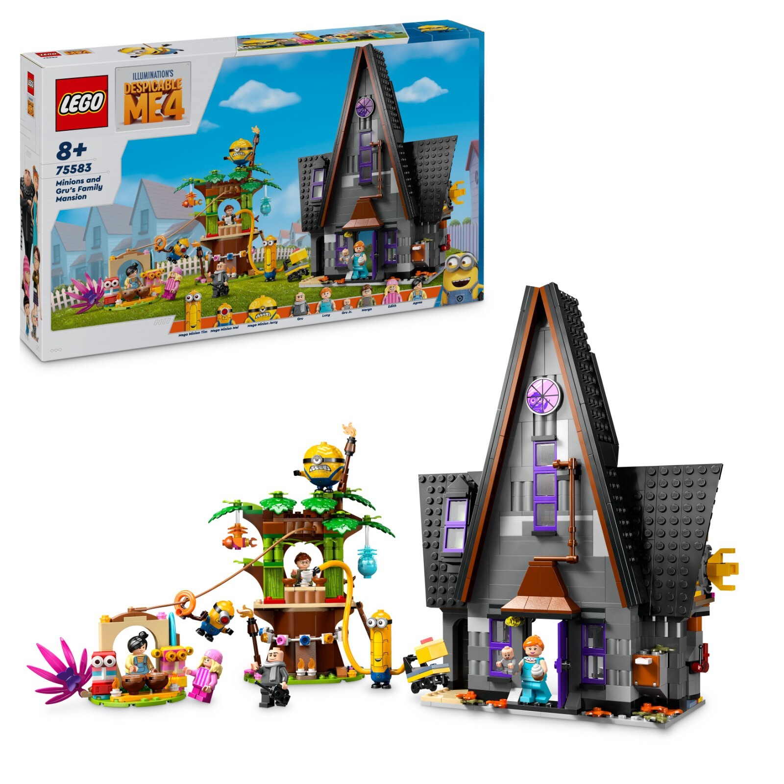 Дом семьи Гру и логово миньонов LEGO Гадкий Я 75583 NEU N06/24