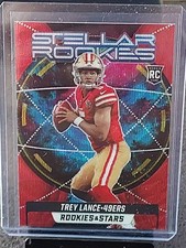 2021 Panini Rookies & Stars - Stellar Rookies Red Ice #SR-3 Trey Lance (RC)