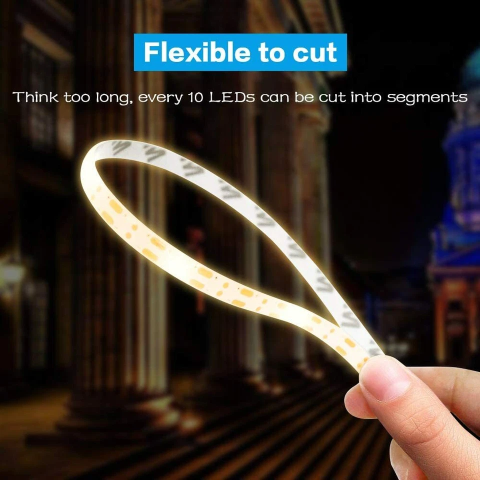 5M 10M Solar LED Strip Light Flexible Lamp  Outdoor Garden Christmas Decor Light - Image 3 of 4