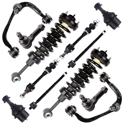 12x For Ford F-150 2005-2008 4X4 Strut Assembly Front Control Arm Suspension Kit