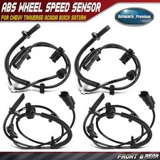 4x Front Rear Abs Wheel Speed Sensor For Chevy Traverse Acadia Buick Saturn 4x Front Rear Abs Wheel Speed Sensor For Chevy Traverse Acadia Buick Saturn