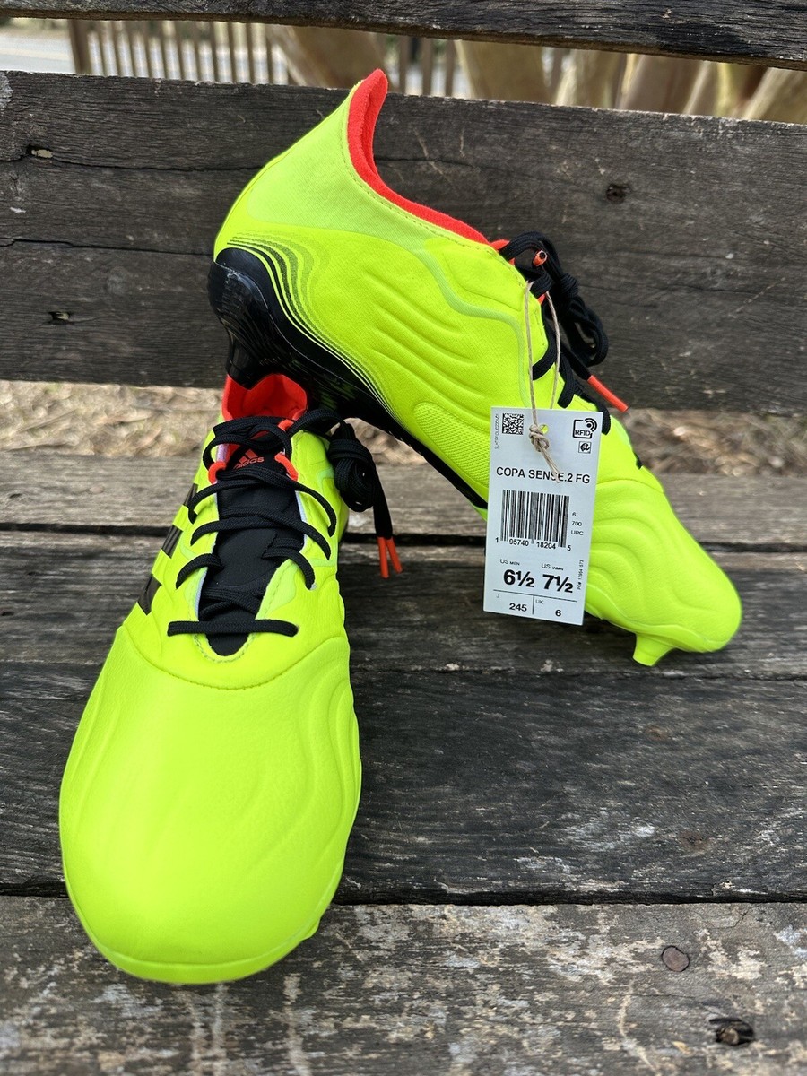 Adidas Copa Sense.2 FG Soccer cleats Team Solar Yellow Black Men's