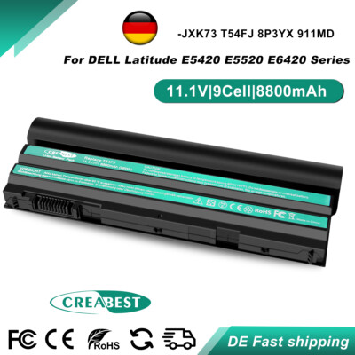 8800mAh M5Y0X T54FJ 8858X Akku für Dell Latitude E5420 E5430 E5520 E6420 E6440