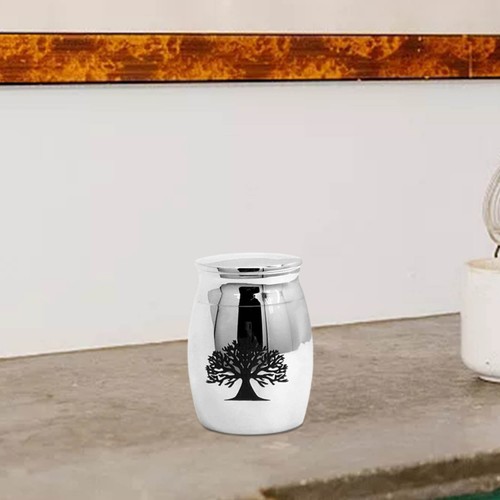 Small Cremation Keepsake Urns For Human Ashes Stainless Steel Mini Cremation Urn - Picture 5 of 16