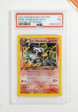 Pokemon PSA 7 Dark Houndoom #7 Holo 1st Ed Neo Destiny 2002 Italian on eBay