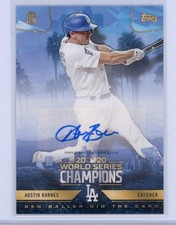 2020 Topps Ben Baller 2020 World Series Champions - Austin Barnes #16 Autographs