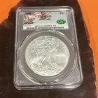2008 Silver Eagle $1 CAC MS69 Presidential Signature Eagle Label #63 SEE PICS