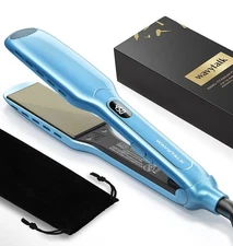 Wavytalk Nano-Titanium Flat Iron - Blue