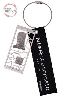 Keychain A2 (Silhouette) ''NieR: Automata Ver1.1a Metallic Runner Ring''