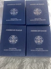 2012-W Silver American Eagles Lot of 4 Uncirculated Box and COA See Description