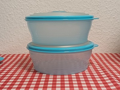 Tupperware * Bungee * 2 x  1,4 L * Schüssel mit Deckel * türkis