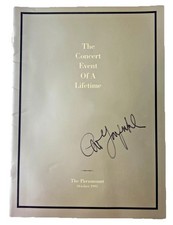 1993 Simon & Garfunkel Concert Program Signed by Art Garfunkel Autograph