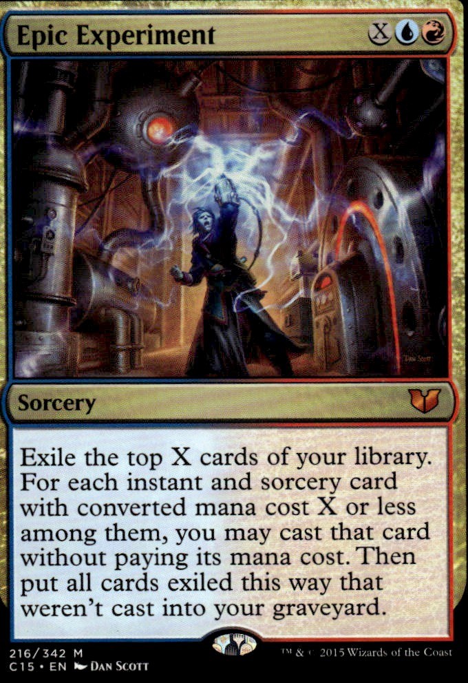 MTG Commander 2015 #216 Epic Experiment - Lightly played