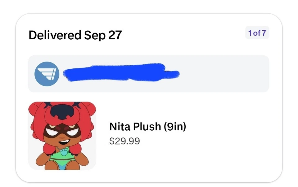 YOUTOOZ PLUSH 9" NITA BRAWL STARS - BRAND NEW SEALED - Image 2 of 2