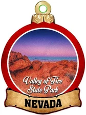 Valley of Fire Nevada Christmas Tree Ornament