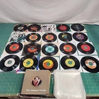 7" Singles Job Lot of 20 Van Halen Rolling Stones Led Zep Ringo Starr + Sleeves
