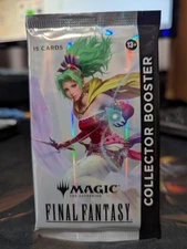 Magic The Gathering Final Fantasy Collector Booster Pack Brand New Sealed