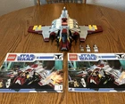 COMPLETE LEGO Star Wars 8019 Republic Attack Shuttle