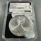 2021 SILVER Eagle NGC MS70, T2 Eagle Landing (89638)