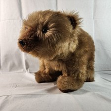 Vintage R. Dakin Pillow Pets Brown Bear 1974 Plush 19 In x 12 In VG Vintage Cond