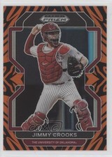 2022 Panini Prizm Draft Picks Tiger Stripes 13/99 Jimmy Crooks III #PDP127 u6m