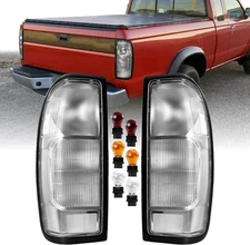 USR 98-04 D22 Pickup Truck Tail Light Rear Tail Lamps Set (Left + Right)