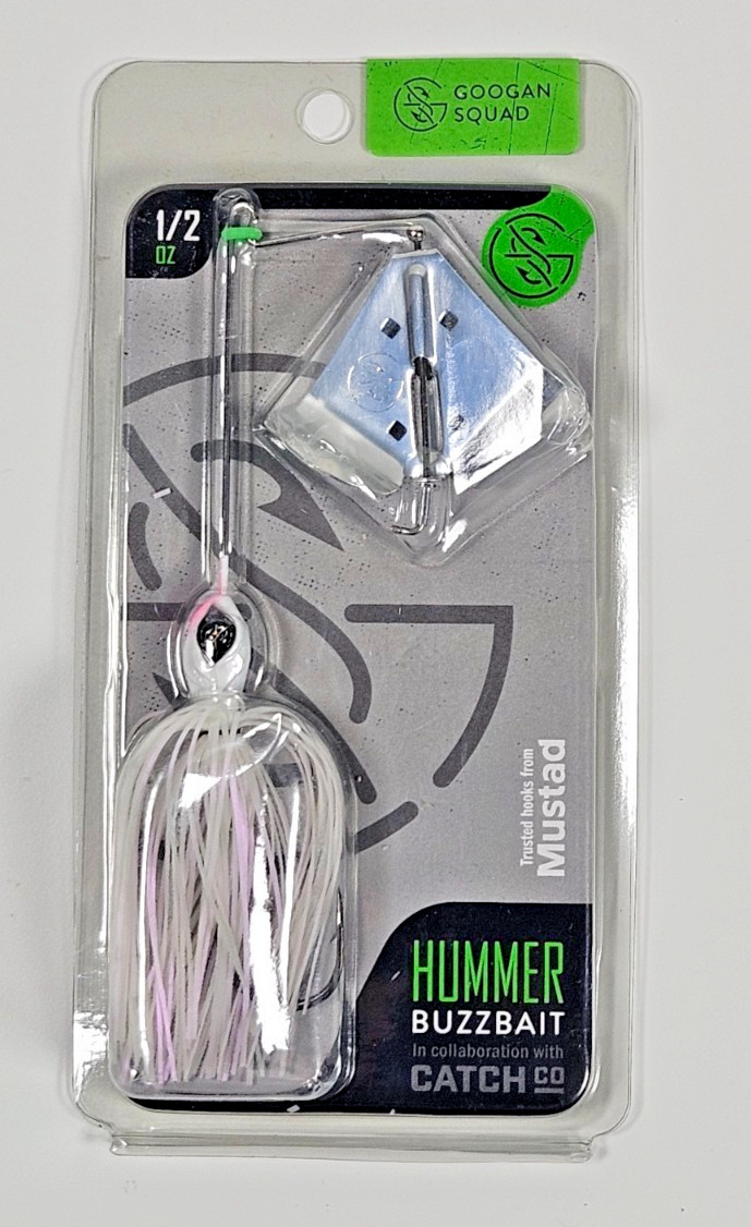 Googan Squad Hummer Buzzbait White 1/2 oz Spinnerbait New Sealed - Image 1