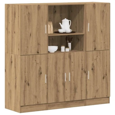 Ensemble d'Armoires de Cuisine Rangement Organisateur Intérieur 3 pcs vidaXL - Photo 1/4