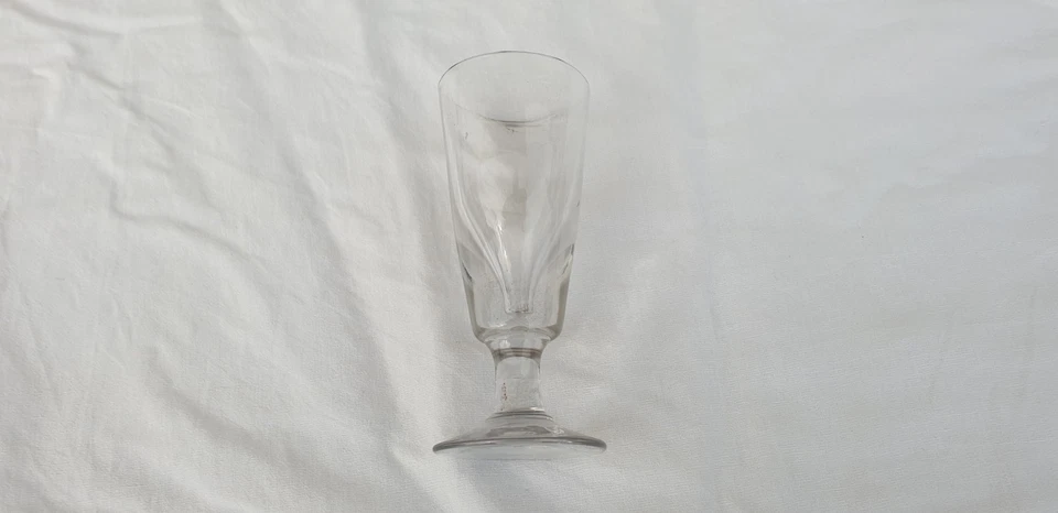 Ancien grand verre à absinthe vers 1900 en verre épais hauteur 17,3 cm - Photo 4/4