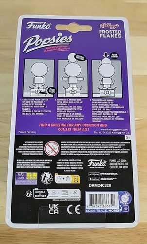 Kellogg's Frosted Flakes Tony The Tiger Funko Popsies Pop Up Greeting Neu - Bild 2 von 7
