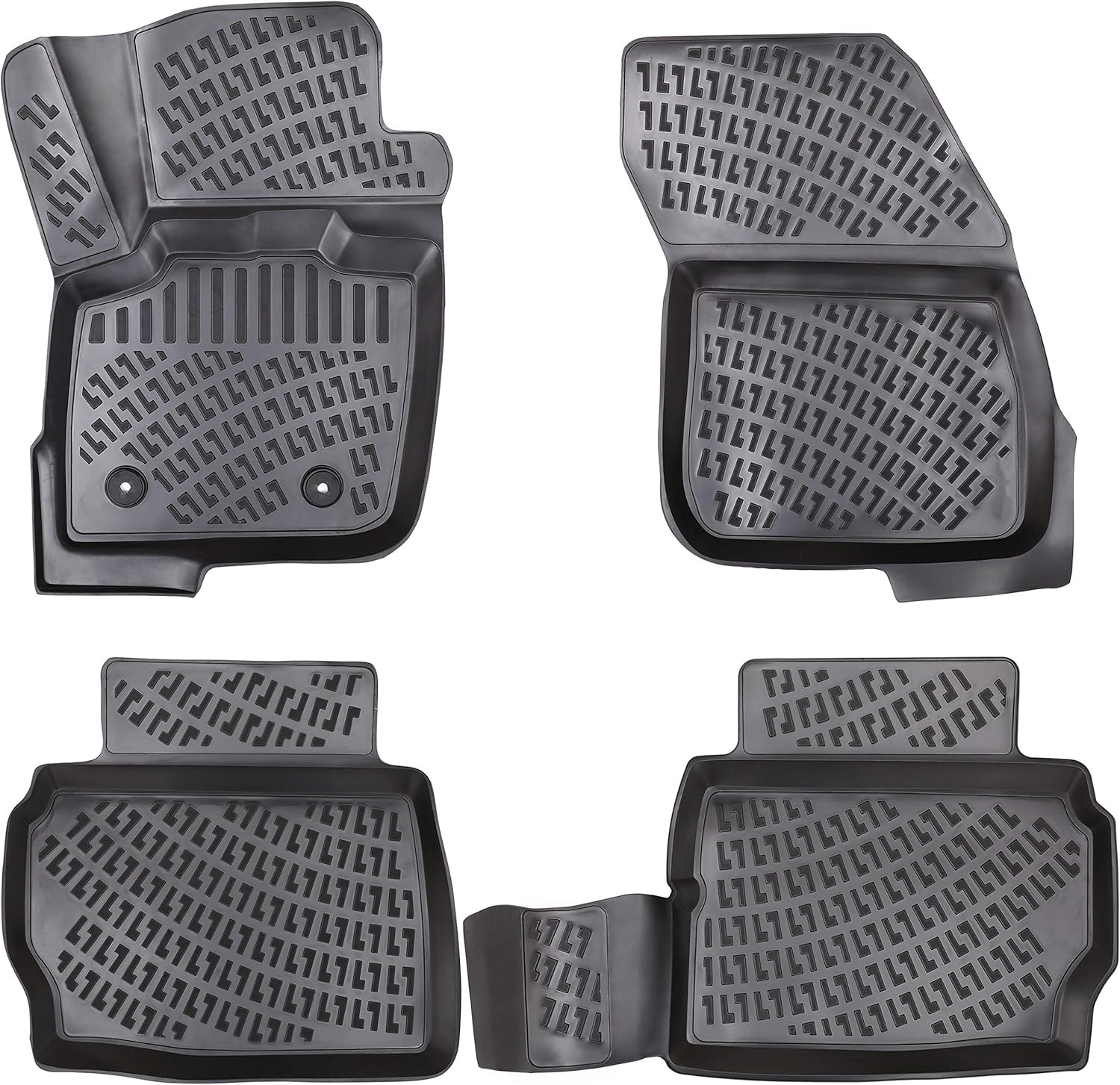 Tapis de voiture imperméable 3D pour Ford Mondeo V caoutchouc antidérapant