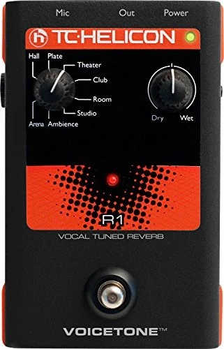 TC Helicon VOICETONE R1 Single-Button Stompbox for Studio-Quality Live Vocal - Image 2 of 4