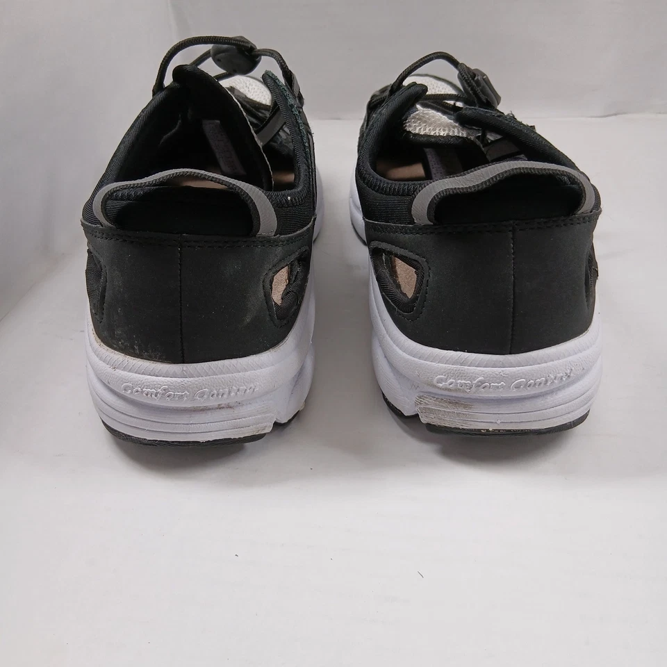 Dr. Comfort Amelia Women's Walking Shoes Size 10.5W Gray White Leather Mesh - Image 4 of 4