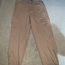 Banana Republic Womens 8 Cargo Pant In Latte Cream Beige