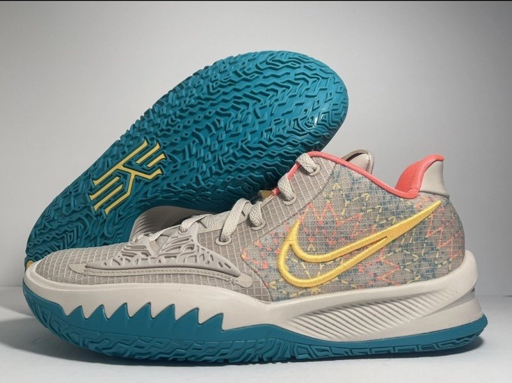 Nike Kyrie Low 4 Nike Kyrie Low 4 N7 Basketball Shoes Desert Sand Citron CW3985-005