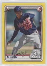 2020 Bowman Prospects Yellow 18/75 Jasseel De La Cruz #BP-115 s7f