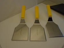 Dexter USA Set (3) 5X4 Smashburger Spatula Grill Griddle S285-4 Yellow Handles