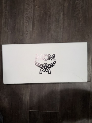 #ad Mcm Slides Black And Brown Leather Size 11 Men $70.00