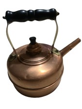 Vintage Simplex Solid Copper Tea Kettle Paten...