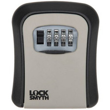 Key Safe Outdoor Wall Mounted Metal Key Box with 4 Digit Code Weather Resistant