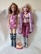 2 Barbie Puppen "My Scene" von Mattel 1999